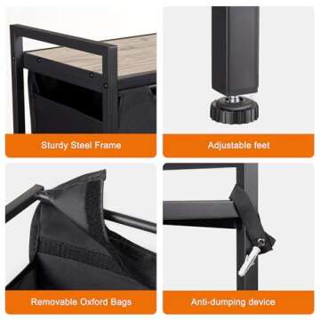 Heybly Laundry Hampers for Organized Laundry Spaces