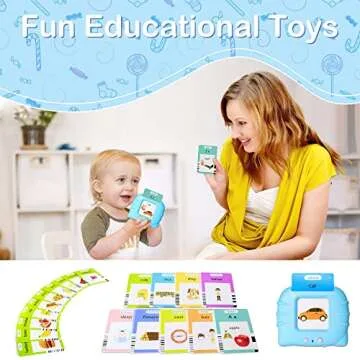 510 Talking Flash Cards for Kids 2-4 - Pocket Speech Therapy Toys for Autism, Montessori Learning