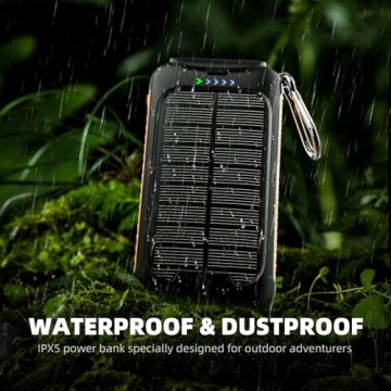 Nuynix Solar Power Bank 49800mAh - Fast Outdoor Charging