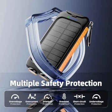 Nuynix Solar Power Bank 49800mAh - Fast Outdoor Charging