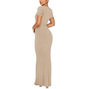 Elegant REORIA Women’s Summer Casual Maxi Dress
