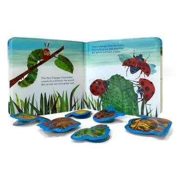 The World of Eric Carle Bath Time Books - Activity Books for kids, Bath book, 6 Padded suction cups, 1 Mesh bag