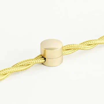 BRIGHTTIA Brass Cable Clips - Stylish Organizers