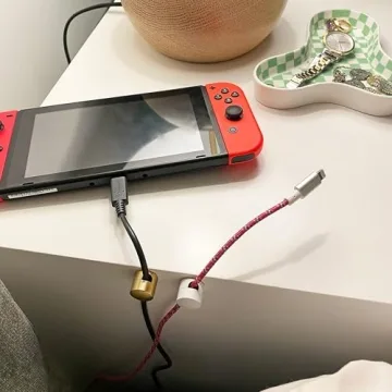 BRIGHTTIA Brass Cable Clips - Stylish Organizers