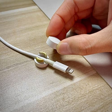 BRIGHTTIA Brass Cable Clips - Stylish Organizers