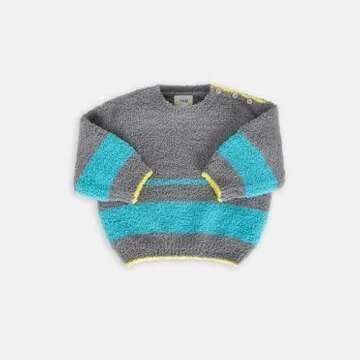 7AM Enfant Unisex Baby Sweater - Long Sleeve Toddler Striped Sweater, Soft Sweatshirt for Baby Boy &...