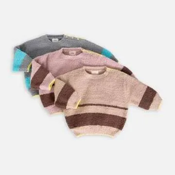 7AM Enfant Baby Sweater - Soft & Stylish Striped Design