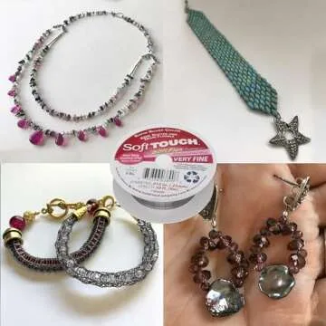 Soft Flex Kink Resistant Beading Wire - 0.10 Diameter 30 Ft