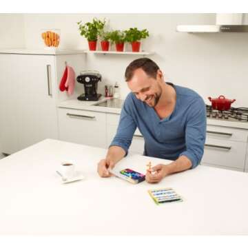 SmartGames IQ Fit - a fun 3D travel game for ages 6-adult featuring 120 challenges