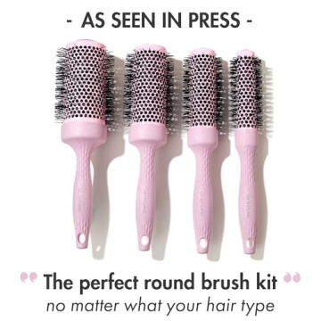 Lily England Round Blow Dry Brush Set - Perfect for Voluminous Blowouts