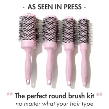 Lily England Round Blow Dry Brush Set - Perfect for Voluminous Blowouts