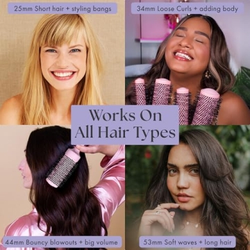 Lily England Round Blow Dry Brush Set - Perfect for Voluminous Blowouts
