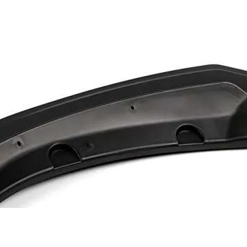 EPARTS 3 Pieces Style Unpainted Matt Black ABS Front Bumper Lip Spoiler Side Body Kit Trim Protection Compatible with 2017-2023 Tesla Model 3