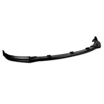 EPARTS 3 Pieces Style Unpainted Matt Black ABS Front Bumper Lip Spoiler Side Body Kit Trim Protection Compatible with 2017-2023 Tesla Model 3