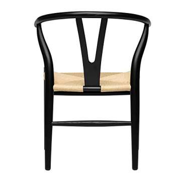 Elegant Hans Wegner Style Chair - Solid Wood Comfort