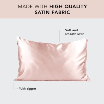 Kitsch Satin Pillowcase for Hair & Skin Cooling Luxury