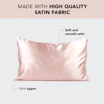 Kitsch Satin Pillowcase for Hair & Skin Cooling Luxury