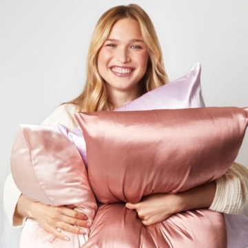 Kitsch Satin Pillowcase for Hair & Skin Cooling Luxury