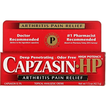 Pack of 3 CAPZASIN-HP Creme 1.5OZ - Natural Pain Relief from Marble Medical
