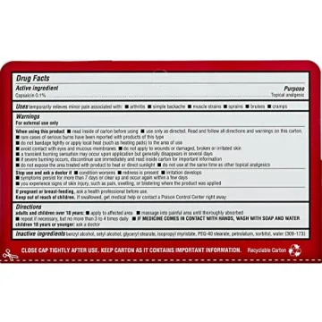 Effective CAPZASIN-HP Creme for Pain Relief - 3 Pack