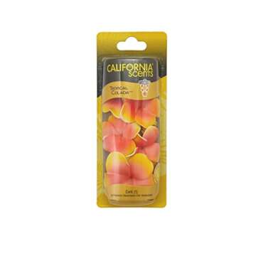 California Scents Scented Necklace, The Perfect Lei for Your Car - Hanging Flower Air Freshener (1 P...