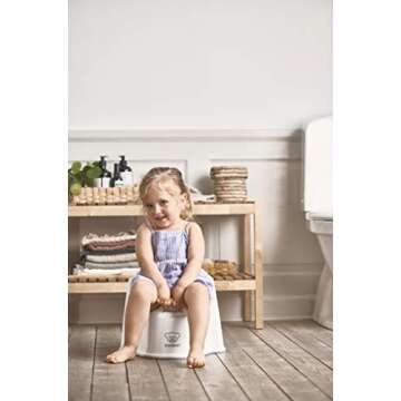 BabyBjörn Potty Chair, White/Gray