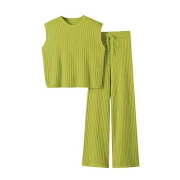 TIQOJE Women's 2 Piece Outfit - Stylish Sweater Set for Ultimate Comfort