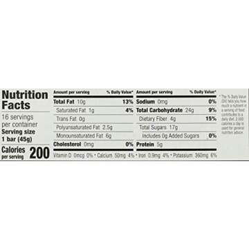 Larabar Banana Bread, Gluten Free Vegan Fruit & Nut Bar, 1.6 oz Bars, 16 Ct