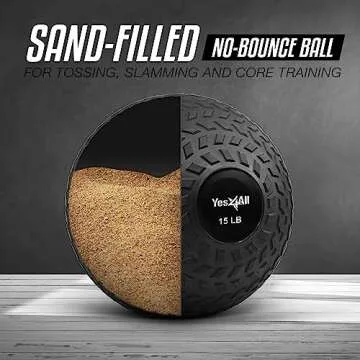 Yes4All Durable Slam Balls for Core Strength Training
