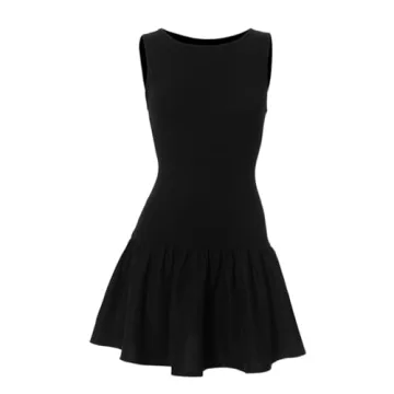 FWSAM Sexy Flared Ruffle Mini Dress for Summer Fun