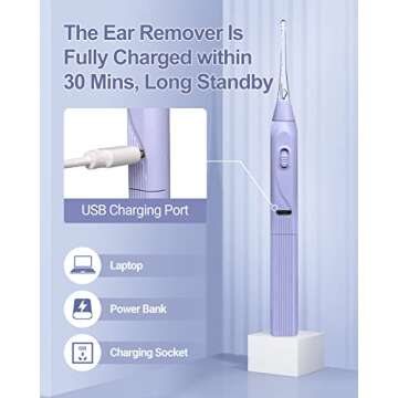 UANRNA Upgraded Ear Wax Removal Tool with Light