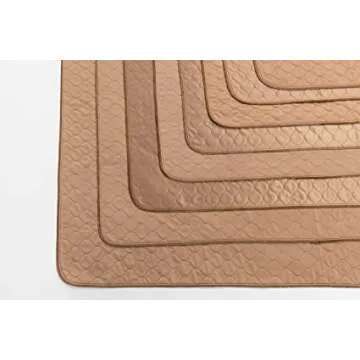 EZwhelp Reusable Dog Pee Pad, Waterproof Mat for Dogs and Puppies, 41"x41" w/ Grommets