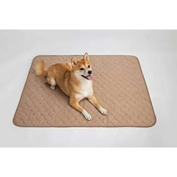 EZwhelp Reusable Dog Pee Pad, Waterproof Mat for Dogs and Puppies, 41"x41" w/ Grommets