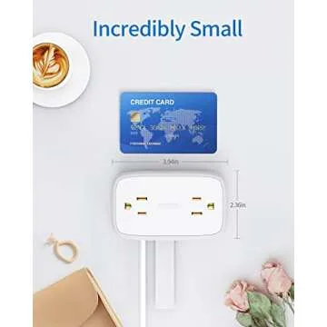 NTONPOWER Power Strip with USB C, 4 Outlets and GaN 45W USB C Ports, 4ft Retractable Extension Cord with USB C Ports, Compact Travel, Fast Charging for MacBook, iPad Pro, iPhone and Galaxy