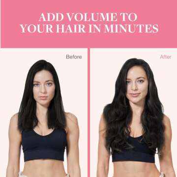 GOO GOO Clip in Hair Extensions Real Human Hair, Remy Human Hair Extensions Clip ins for Women, Natural Human Hair, 22inch 150g 9Pcs, 1B Natural black