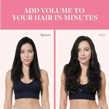 GOO GOO Clip in Hair Extensions Real Human Hair, Remy Human Hair Extensions Clip ins for Women, Natural Human Hair, 22inch 150g 9Pcs, 1B Natural black