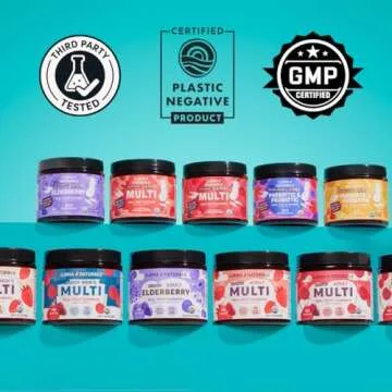 Llama Naturals Real Fruit Sambucus Elderberry Gummies for Kids | No Added Sugar Cane, Vegan, Organic Toddler Immune Support | Zinc & Natural Vitamin C | Children Immunity Boost | 60 ct (30 Days)