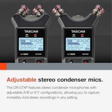 TASCAM DR-07XP 32-Bit Portable Field Recorder