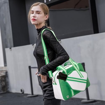 ROYALFAIR Pickleball Bags for Women Men Ladies - Unisex Sling Backpack with Accessories, Paddle Cover Case - Large Tote Shoulder Racquet Sports Gym Duffle, Adjustable Strap - Crossbody Option