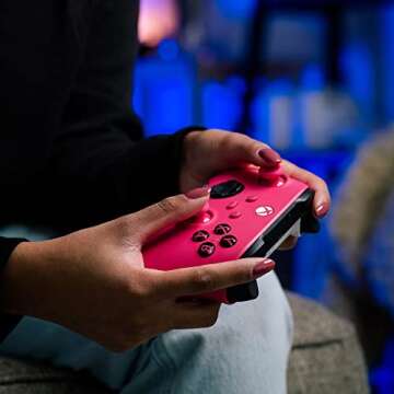 Microsoft Deep Pink Xbox Controller - Wireless & Stylish