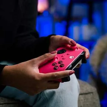 Microsoft Deep Pink Xbox Controller - Wireless & Stylish