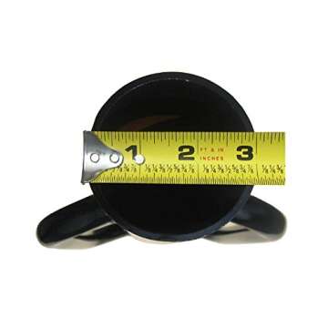 MTB SUPPLY Fence Post Driver with Handle, 12LB Black Iron T Post Pole Pounder Hand Post Rammer for U Fence Post Wooden Post