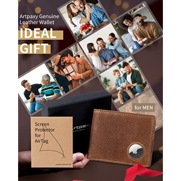 Stylish Mens Wallet with AirTag Holder for Everyday Use