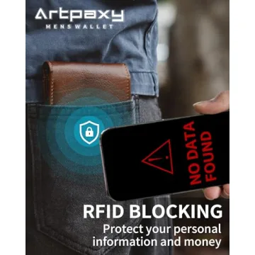 Stylish Mens Wallet with AirTag Holder for Everyday Use