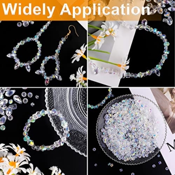 Stunning 600 Pcs Glass Beads for Jewelry Making