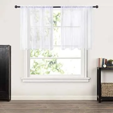 MIULEE Tier Sheer Curtains | Elegant & Affordable Decor