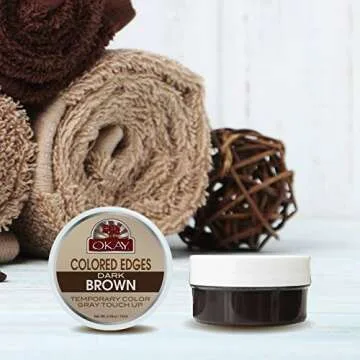 OKAY Colored Edges Dark Brown Root Touch Up Gel