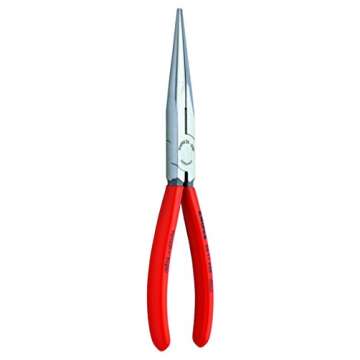 KNIPEX Tools 00 20 08 US1 Long Nose, Diagonal Cutter, and Alligator Pliers 3-Piece Tool Set, Red (Packaging May Vary)