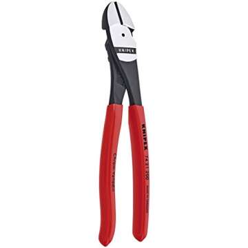 KNIPEX Tools 00 20 08 US1 Long Nose, Diagonal Cutter, and Alligator Pliers 3-Piece Tool Set, Red (Packaging May Vary)