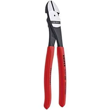 KNIPEX Tools 00 20 08 US1 Long Nose, Diagonal Cutter, and Alligator Pliers 3-Piece Tool Set, Red (Packaging May Vary)